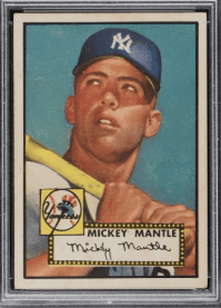 Mickey Mantle - 1952 Topps Trading Card
