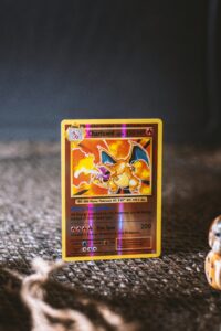 Among the most sought after TCG cards - CHARZARD POKEMON.