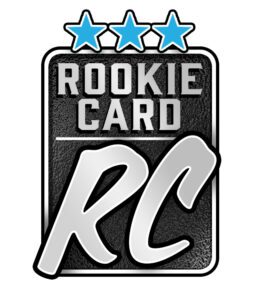 Picture of the NCASE CARDS custom rookie card logo.