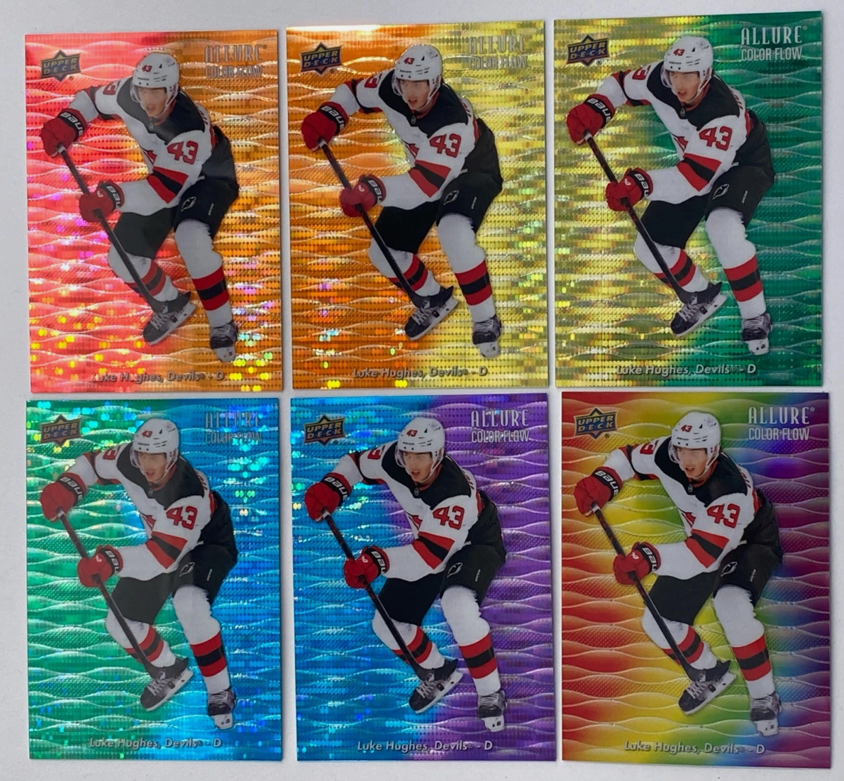 Trading Card Parallel Upper Deck Full Color Spectrum Parallel Set