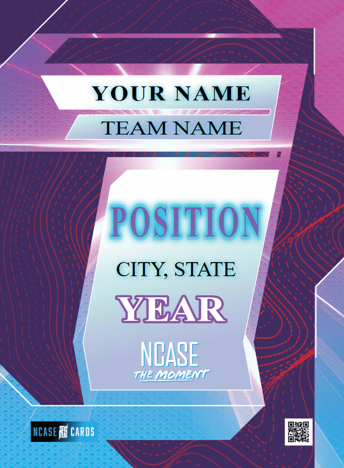 Tennis Custom Card back by NCASE CARDS.