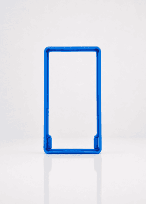 a photo of a NCASE CARDS light blue bumper frame