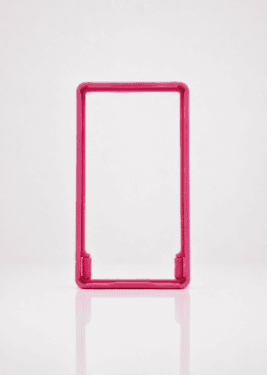 a photo of a NCASE CARDS pink bumper frame