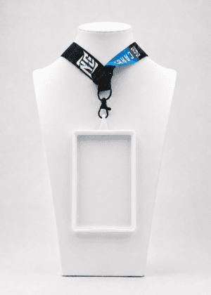 A photo of a NCASE CARDS White Lanyard Frame.